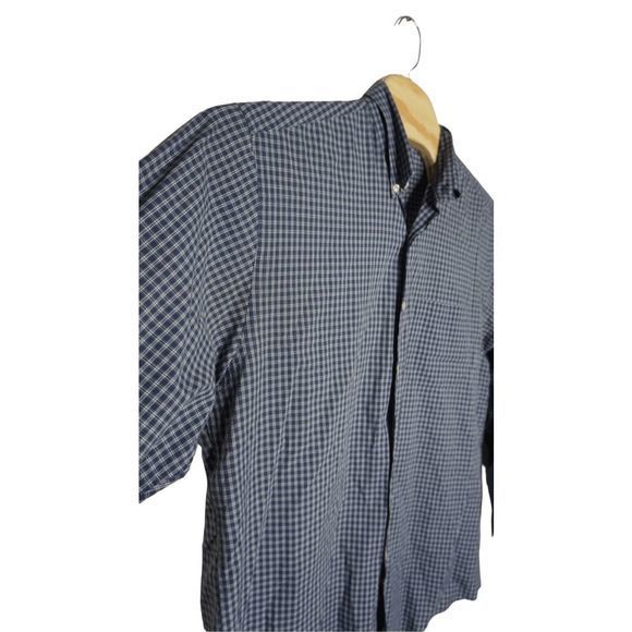 Brooks Brothers Men's Sz L Blue Check Long Sleeve Button Down Shirt - Picture 3 of 5